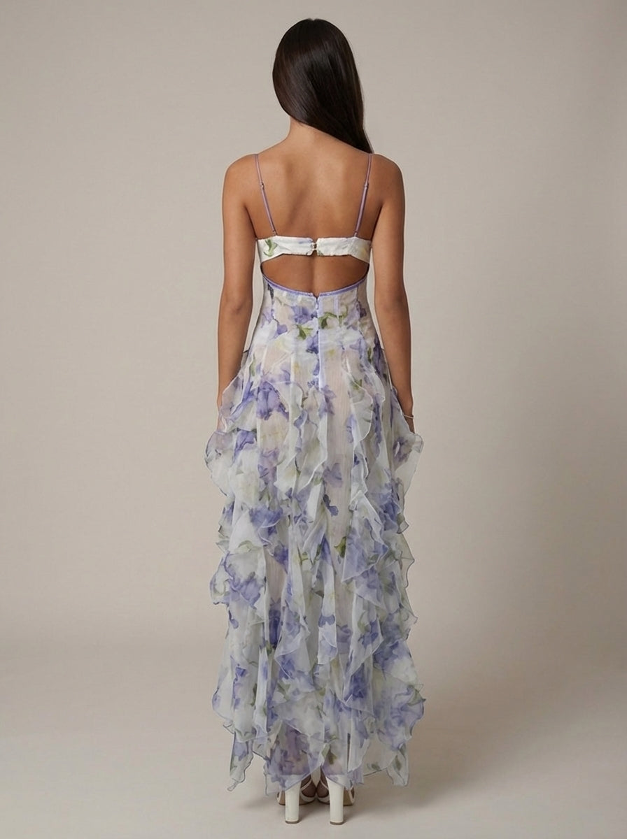 Gabrielle Ruffle Dress